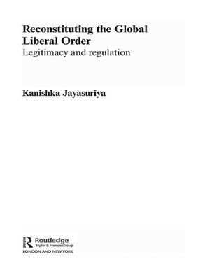 cover image of Reconstituting the Global Liberal Order